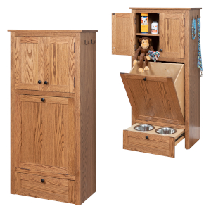 Mission Deluxe Storage Cabinet and Feeder